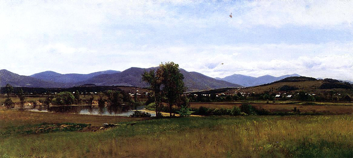 James McDougal Hart Presidential Range, White Mountains - Hand Painted Oil Painting