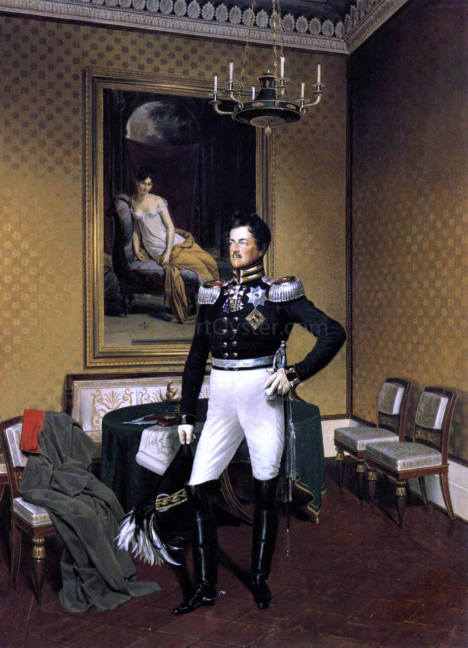 Franz Kruger Prince Augustus of Prussia - Hand Painted Oil Painting