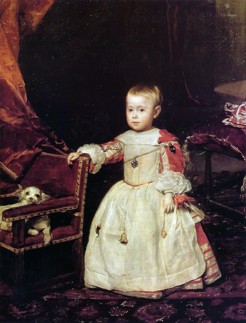 Diego Velazquez Prince Felipe Prospero - Hand Painted Oil Painting