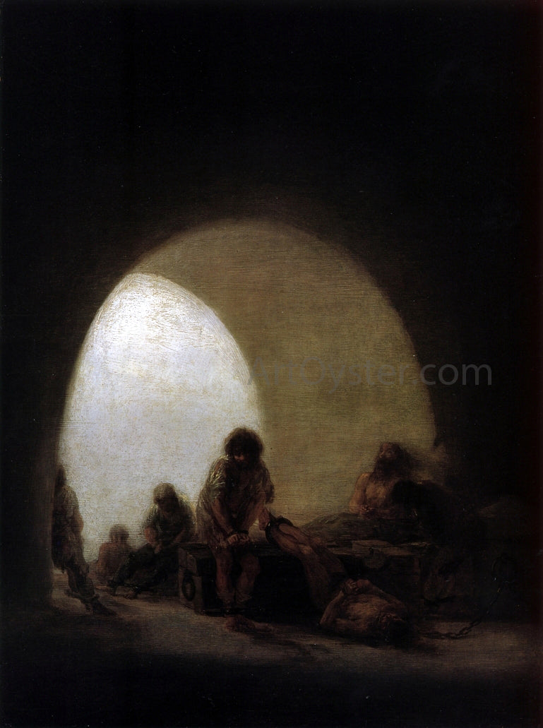Francisco Jose de Goya Y Lucientes Prison Interior - Hand Painted Oil Painting