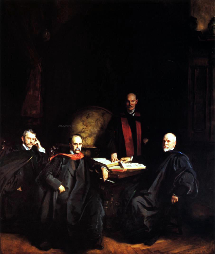 John Singer Sargent Professors Welch, Halsted, Osler and Kelly (also known as The Four Doctors) - Hand Painted Oil Painting
