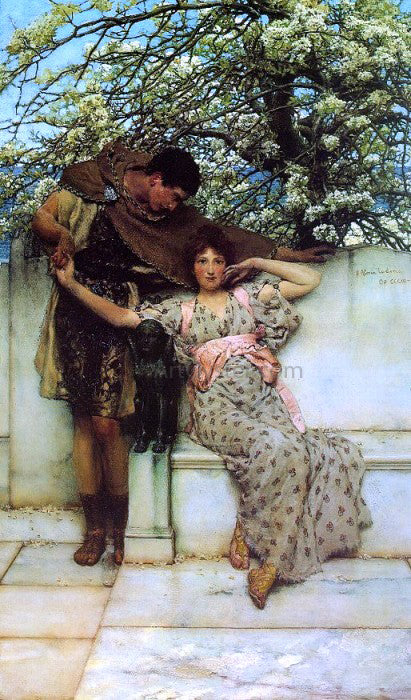 Sir Lawrence Alma-Tadema Promise of Spring - Hand Painted Oil Painting
