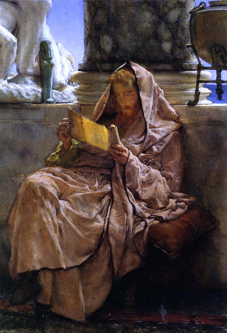 Sir Lawrence Alma-Tadema Prose - Hand Painted Oil Painting