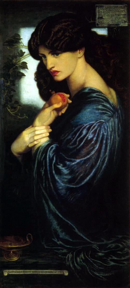 Dante Gabriel Rossetti Proserpine - Hand Painted Oil Painting