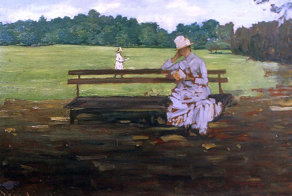 William Merritt Chase Prospect Park, Brooklyn - Hand Painted Oil Painting