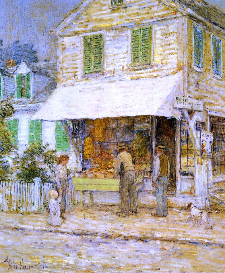 Frederick Childe Hassam Provincetown Grocery Store - Hand Painted Oil Painting