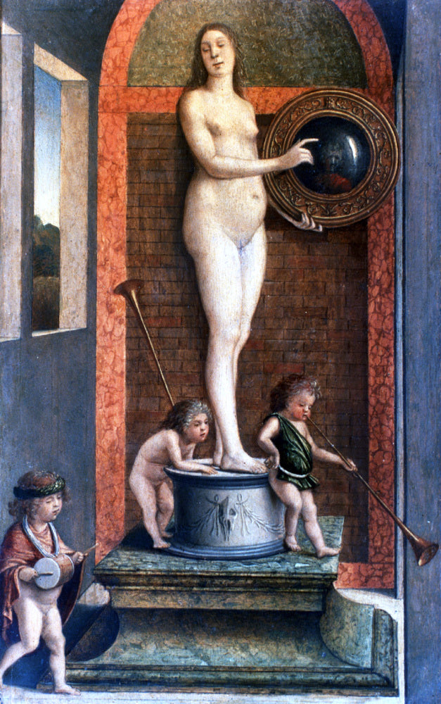 Giovanni Bellini Prudence - Hand Painted Oil Painting
