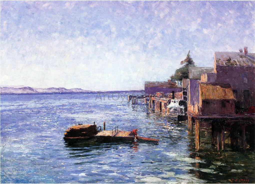 Theodore Clement Steele Puget Sound - Hand Painted Oil Painting