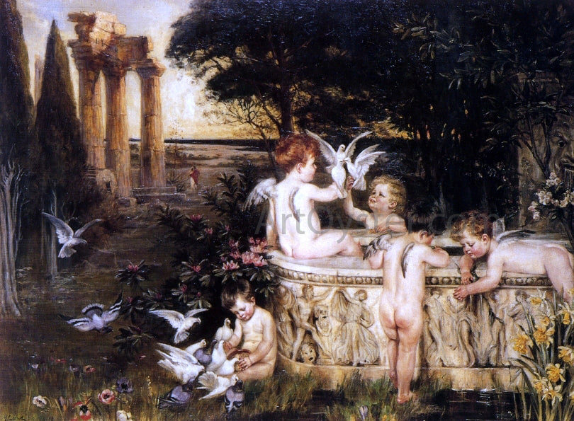 Margarete Loewe Putten - Hand Painted Oil Painting