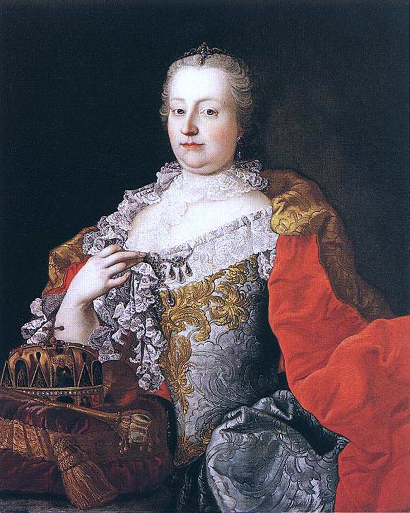 II Meytens Van Queen Maria Theresia - Hand Painted Oil Painting