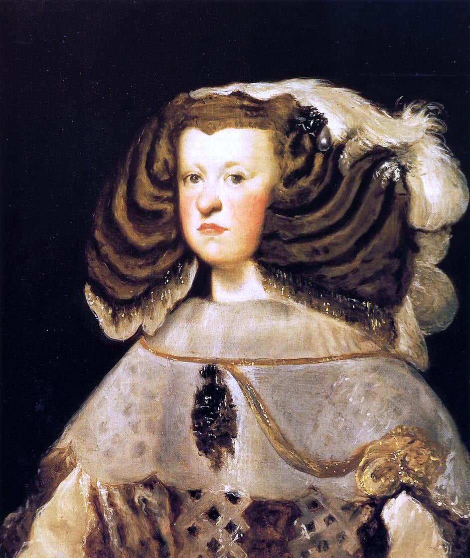 Diego Velazquez Queen Mariana - Hand Painted Oil Painting