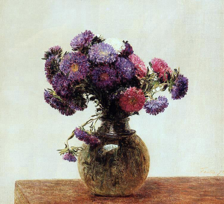 Henri Fantin-Latour Queens Daisies - Hand Painted Oil Painting