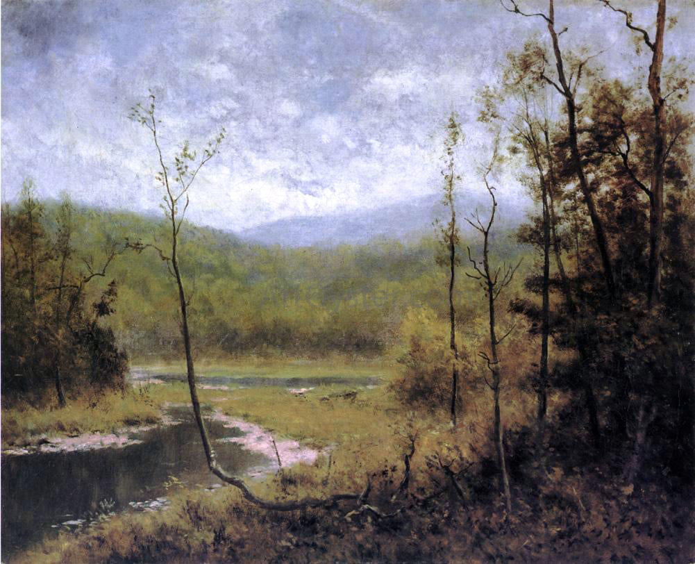  Alexander Helwig Wyant Quiet Stream, Adironcack Mountains - Hand Painted Oil Painting