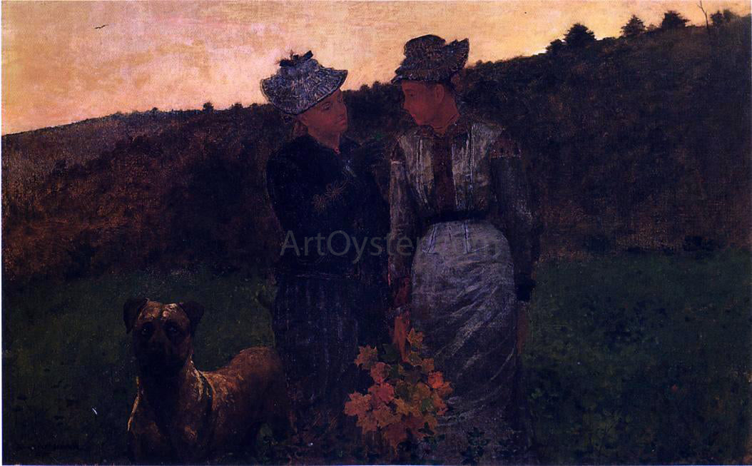 Winslow Homer Rab and the Girls - Hand Painted Oil Painting