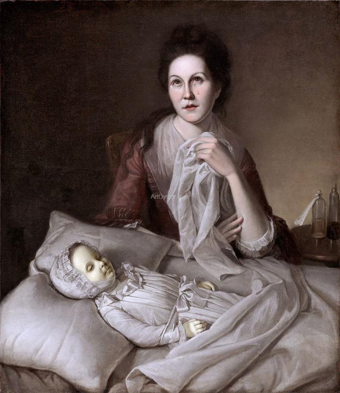 Charles Willson Peale Rachel Weeping - Hand Painted Oil Painting