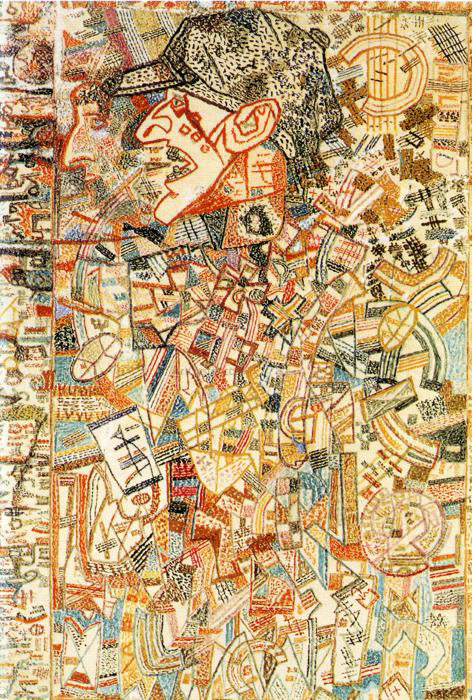 Pavel Filonov Raider Mugger - Hand Painted Oil Painting