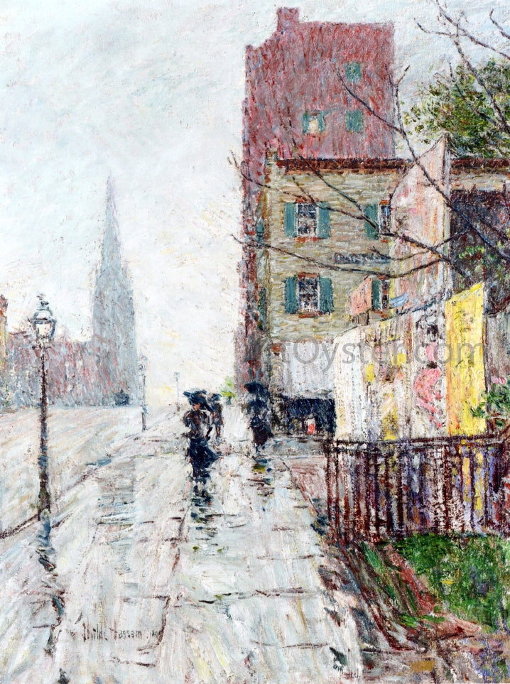 Frederick Childe Hassam A Rainy Day - Hand Painted Oil Painting