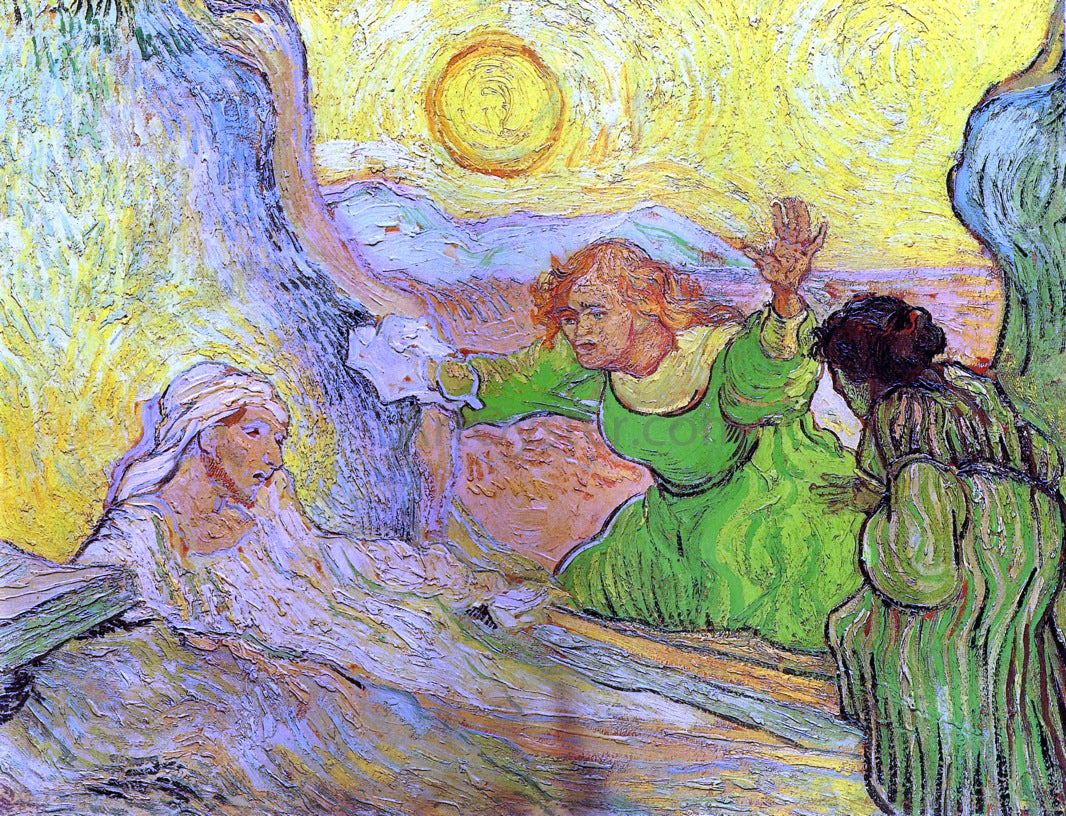 Vincent Van Gogh Raising of Lazarus (after Rembrant) - Hand Painted Oil Painting