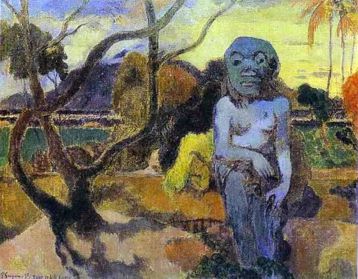 Paul Gauguin Rave te htit aamy (also known as The Idol) - Hand Painted Oil Painting