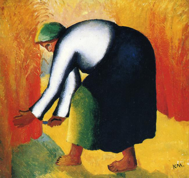 Kazimir Malevich Reaper - Hand Painted Oil Painting