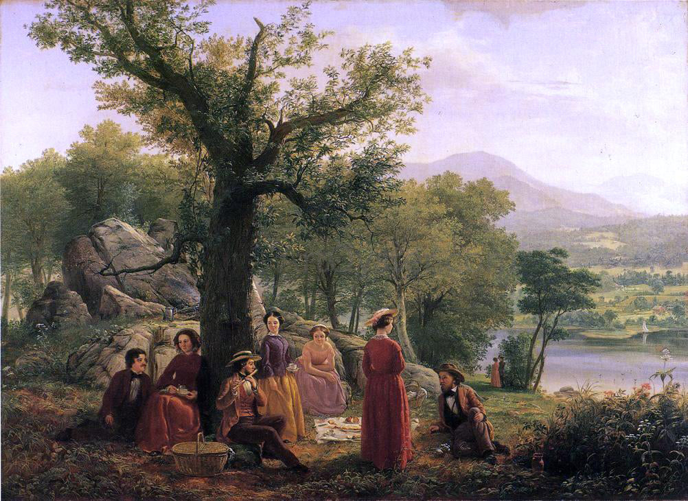 Jerome B. Thompson Recreation - Hand Painted Oil Painting