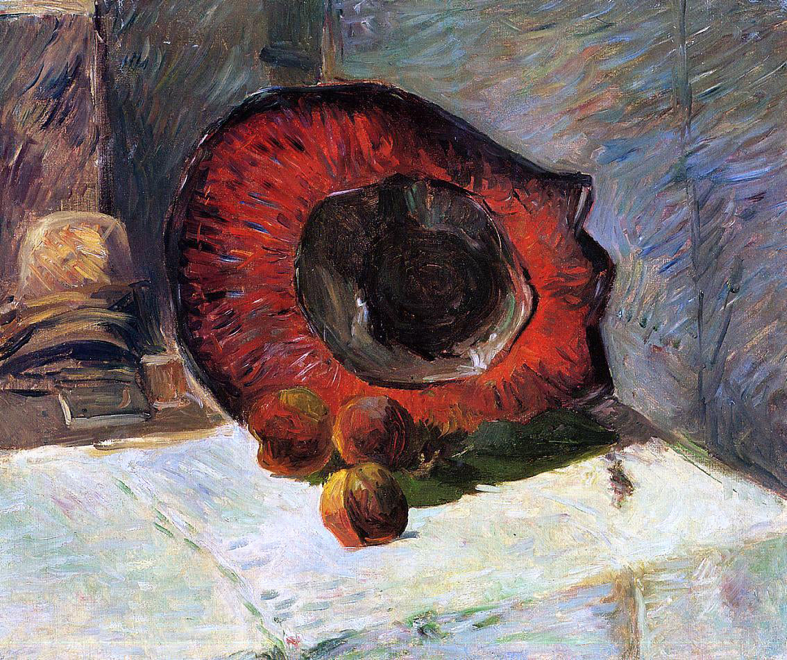 Paul Gauguin Red Hat - Hand Painted Oil Painting