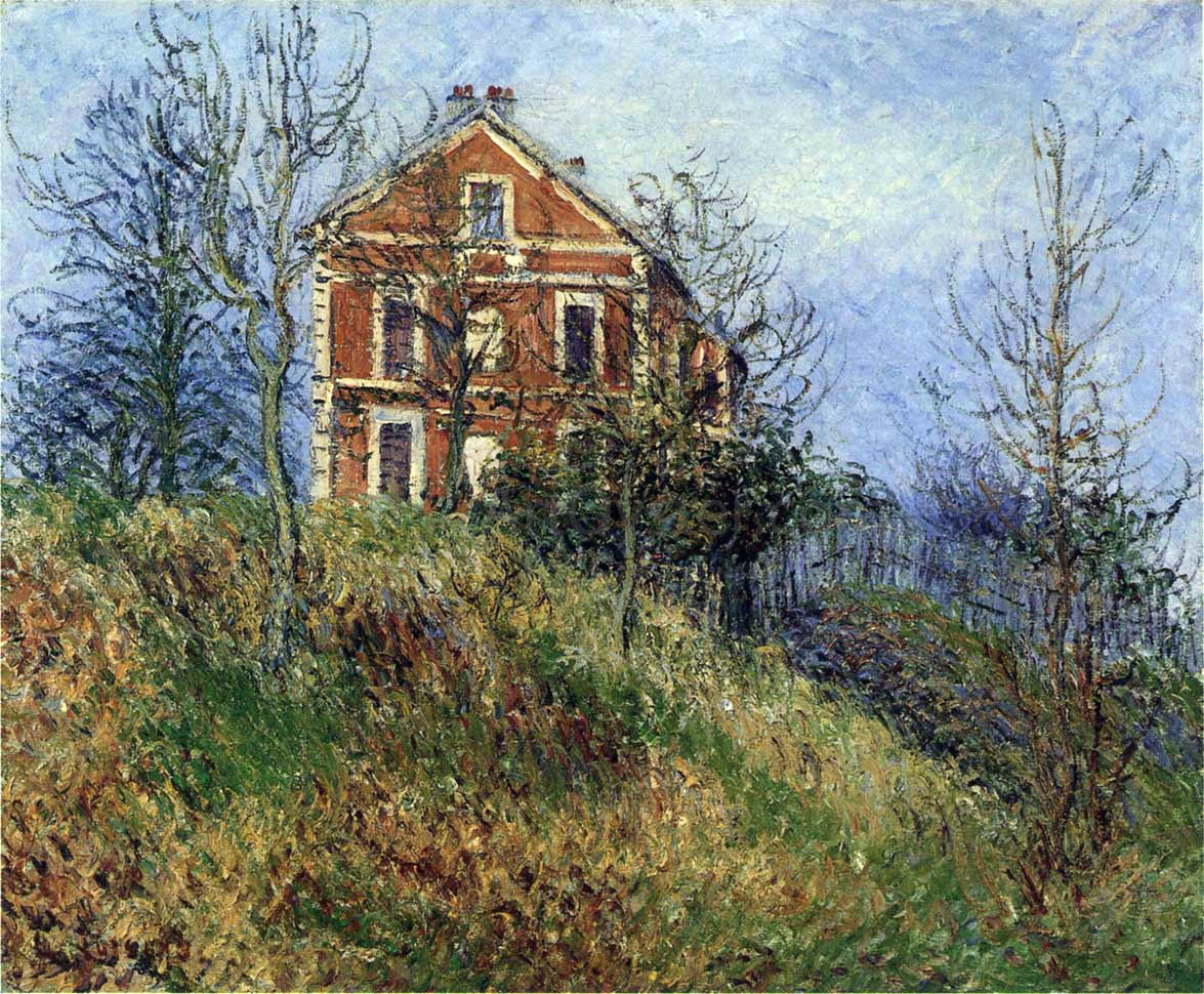 Gustave Loiseau Red House near Port Marly - Hand Painted Oil Painting