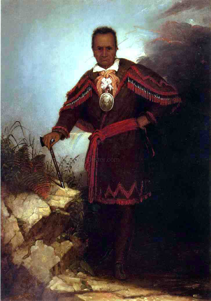 Thomas Hicks Red Jacket - Hand Painted Oil Painting