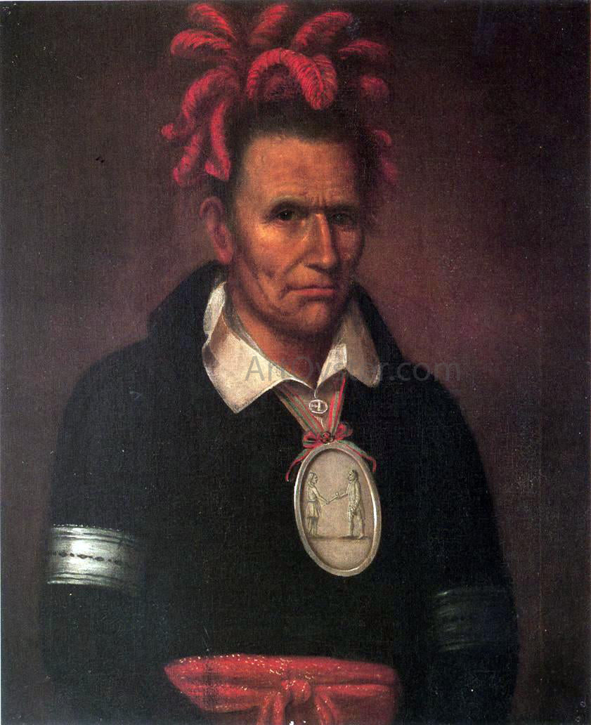 John Douglas Mathies Red Jacket - Hand Painted Oil Painting