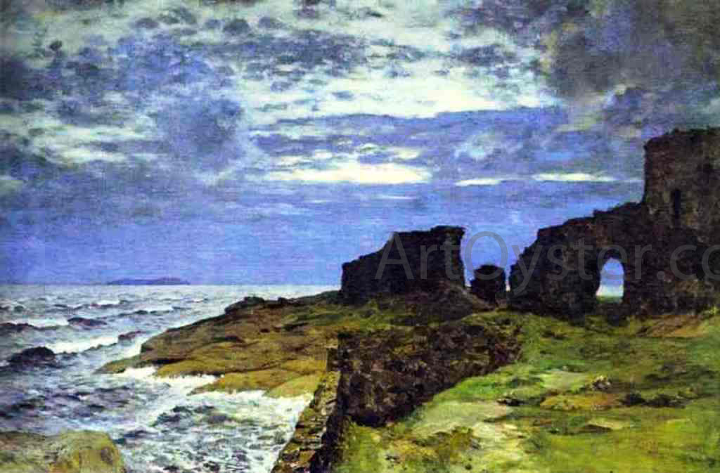 Isaac Ilich Levitan Remains of the Past, Twilight, Finland - Hand Painted Oil Painting