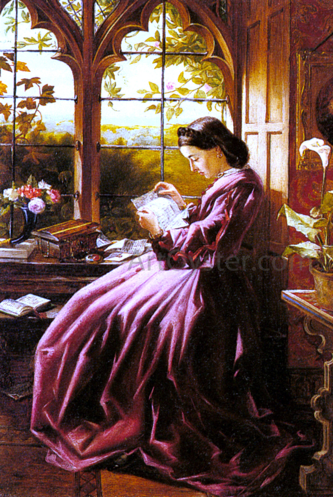 William John Montaigne Reminiscences - Hand Painted Oil Painting