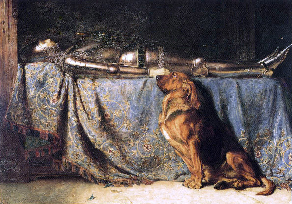 Briton Riviere Requiescat - Hand Painted Oil Painting