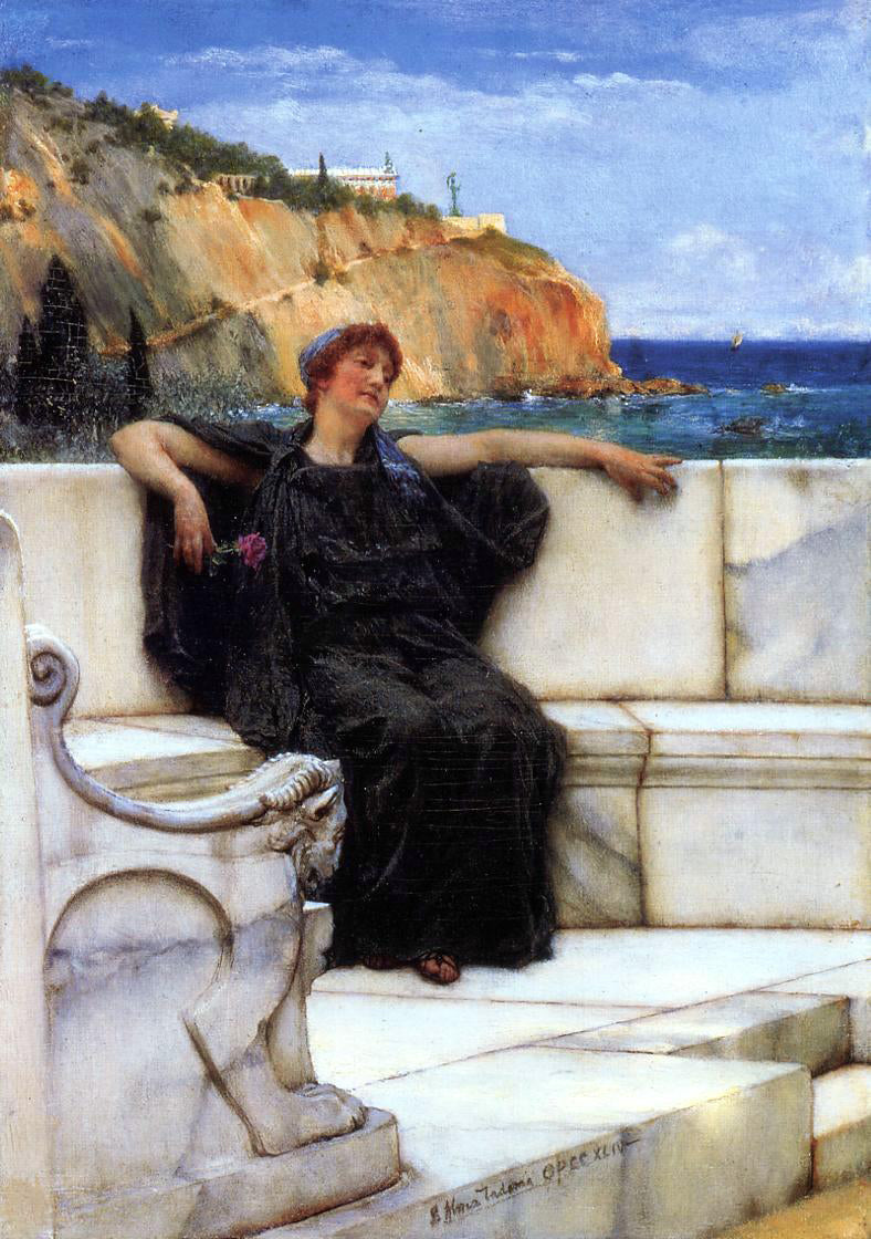  Sir Lawrence Alma-Tadema Resting - Hand Painted Oil Painting