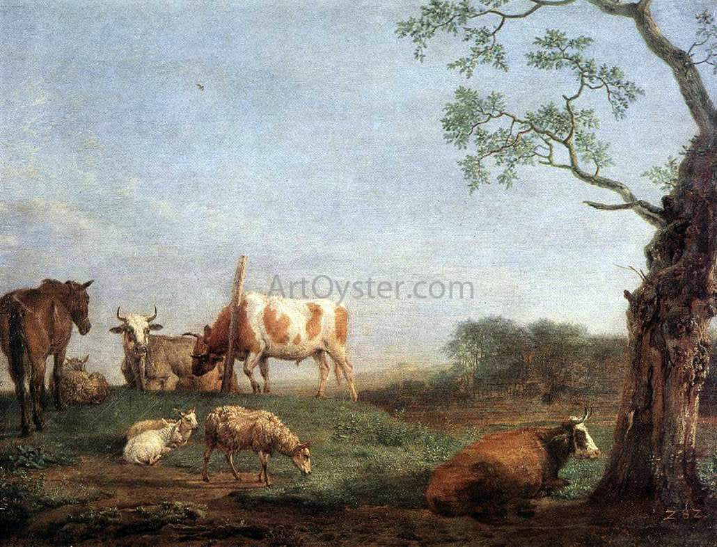  Paulus Potter Resting Herd - Hand Painted Oil Painting
