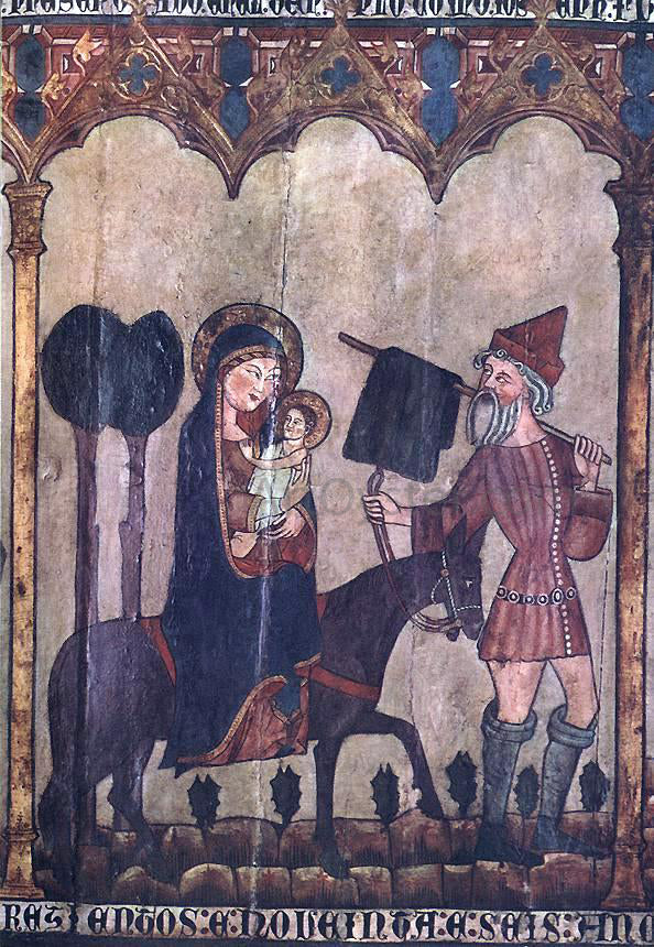 Unknown Retable (detail) - Hand Painted Oil Painting