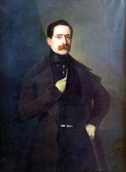 Salvador Viniegra Y Lasso de la Vega Retrato - Hand Painted Oil Painting