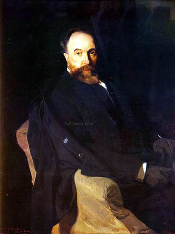 Aureliano De Beruete y Moret Retrato de Beruete por Sorolla - Hand Painted Oil Painting
