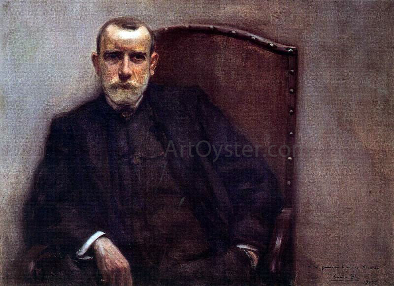 Cecilio Pla y Gallardo Retrato de Hombre - Hand Painted Oil Painting