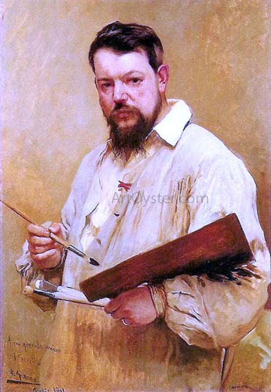 Jose Jimenez Y Aranda Retrato de Sorolla - Hand Painted Oil Painting