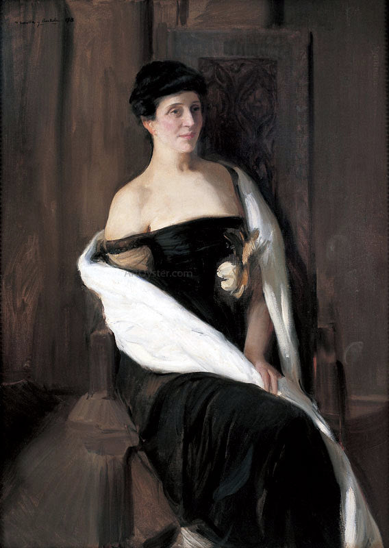 Joaquin Sorolla Y Bastida retrato - Hand Painted Oil Painting