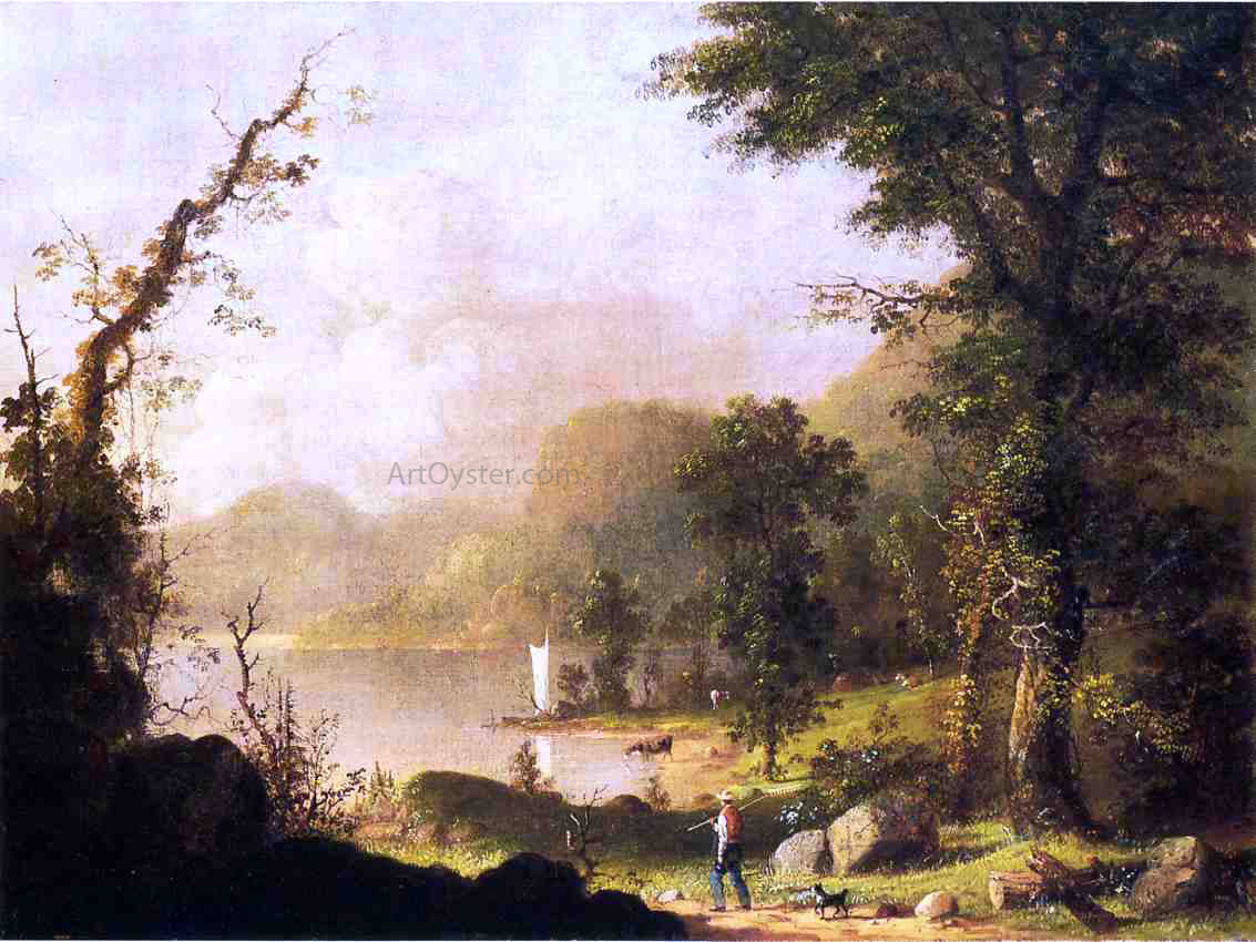 Fredrich Johann Voltz Return from the Fields - Hand Painted Oil Painting