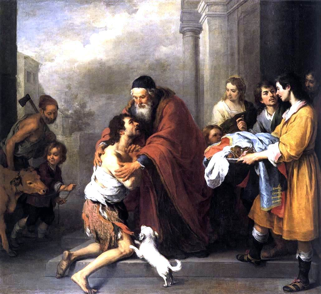  Bartolome Esteban Murillo Return of the Prodigal Son - Hand Painted Oil Painting