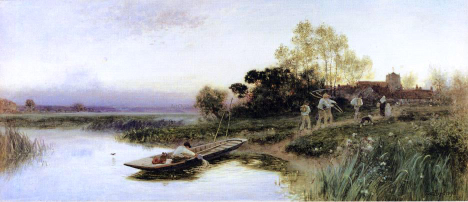 Thomas James Lloyd Returning Home - Hand Painted Oil Painting