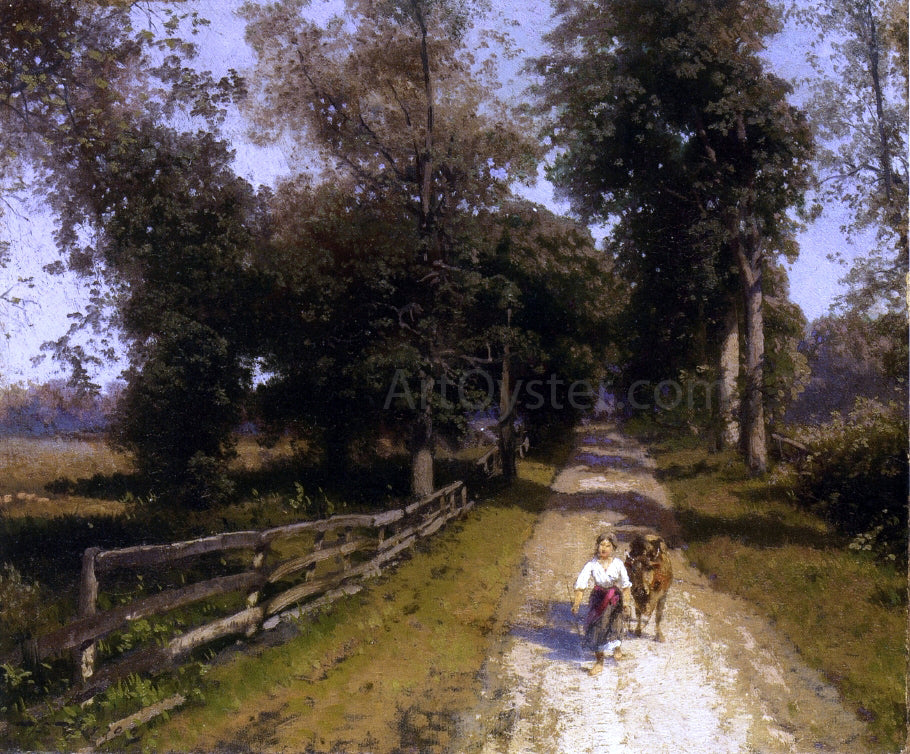 Herman Herzog Returning Home - Hand Painted Oil Painting