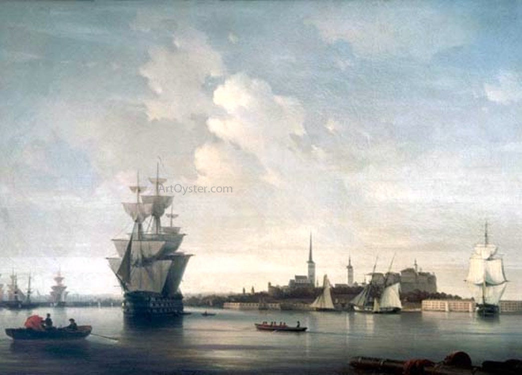 Ivan Constantinovich Aivazovsky Revel - Hand Painted Oil Painting