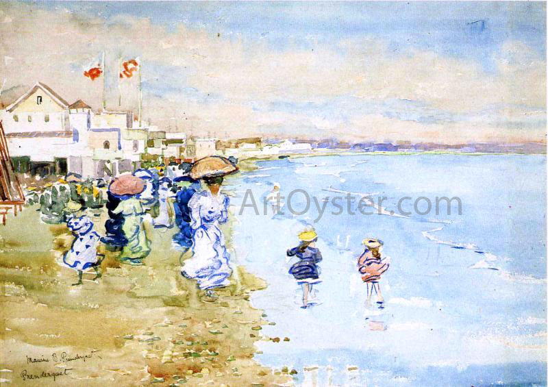 Maurice Prendergast Revere Beach, Boston - Hand Painted Oil Painting