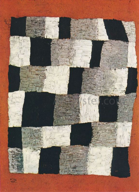 Paul Klee Rhythmic Rythmical - Hand Painted Oil Painting