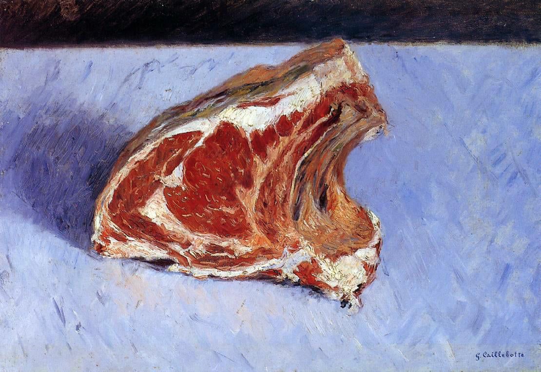 Gustave Caillebotte Rib of Beef - Hand Painted Oil Painting
