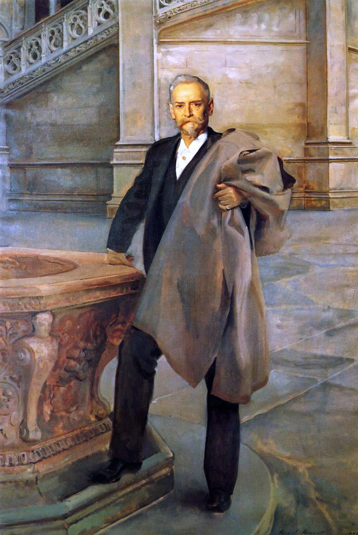 John Singer Sargent Richard Morris Hunt - Hand Painted Oil Painting