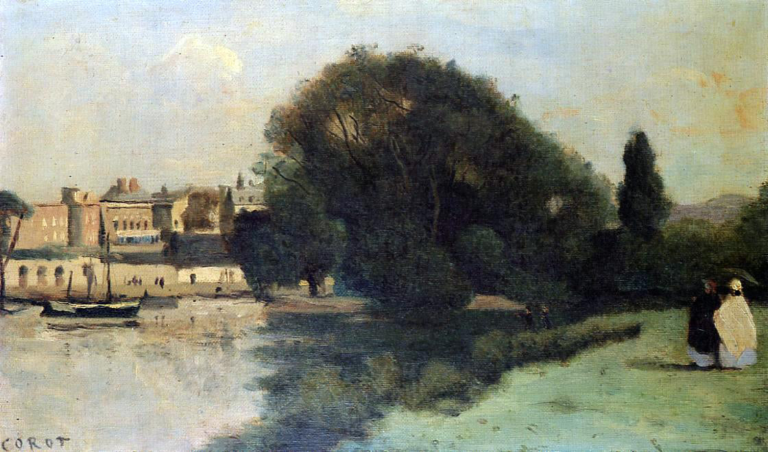 Jean-Baptiste-Camille Corot Richmond, near London - Hand Painted Oil Painting